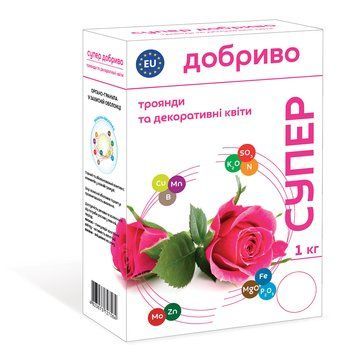 Супер Добриво для троянд та декоративних квітів 1кг Сд343459 фото