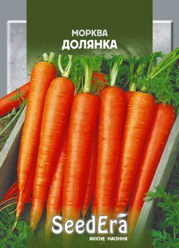 Насіння Морква столова Долянка Seedera, 2 г 4823073702963 фото
