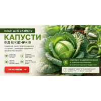 Набор для защиты капусты от гусини и белокрылки.