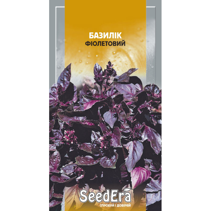Семена Пряно-ароматическая культура БАЗИЛИК ФИОЛЕТОВЫЙ Seedera, 5 г