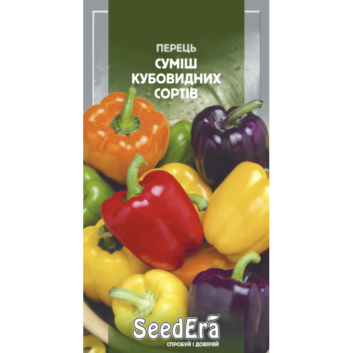 Перец Смесь кубовидных сортов Seedera, 0,2 г