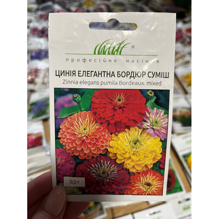 Циния Элегантная Бордюр смесь 50-60см