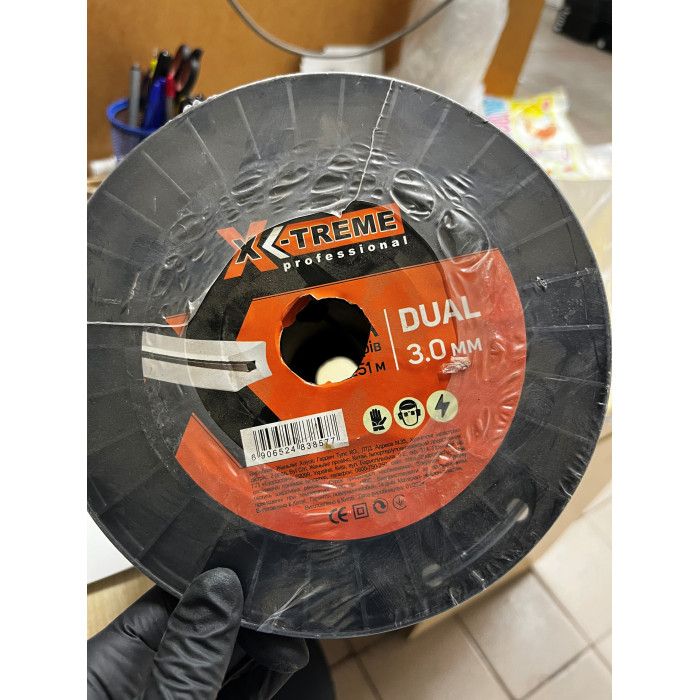 Леска для триммера Dual 3,0мм (5м)