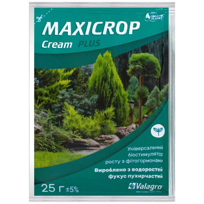 Биостимулятор роста Maxicrop Cream (максикроп крем) 25 мл