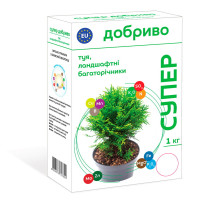 Супер удобрение для туи и других ландшафтных многолетников 1кг.