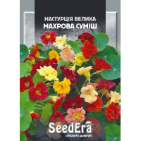 Семена Цветы НАСТУРЦИЯ высокорослая смесь Seedera, 10 г