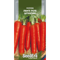 Насіння Морква столова ЛАНГЕ РОТЕ ШТУМПФЕ Seedera, 20 г