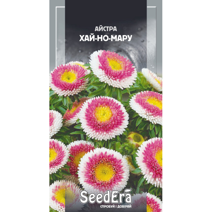 Насіння Квіти Айстра середньоросла Хай-Но-Мару Seedera, 0,25 г